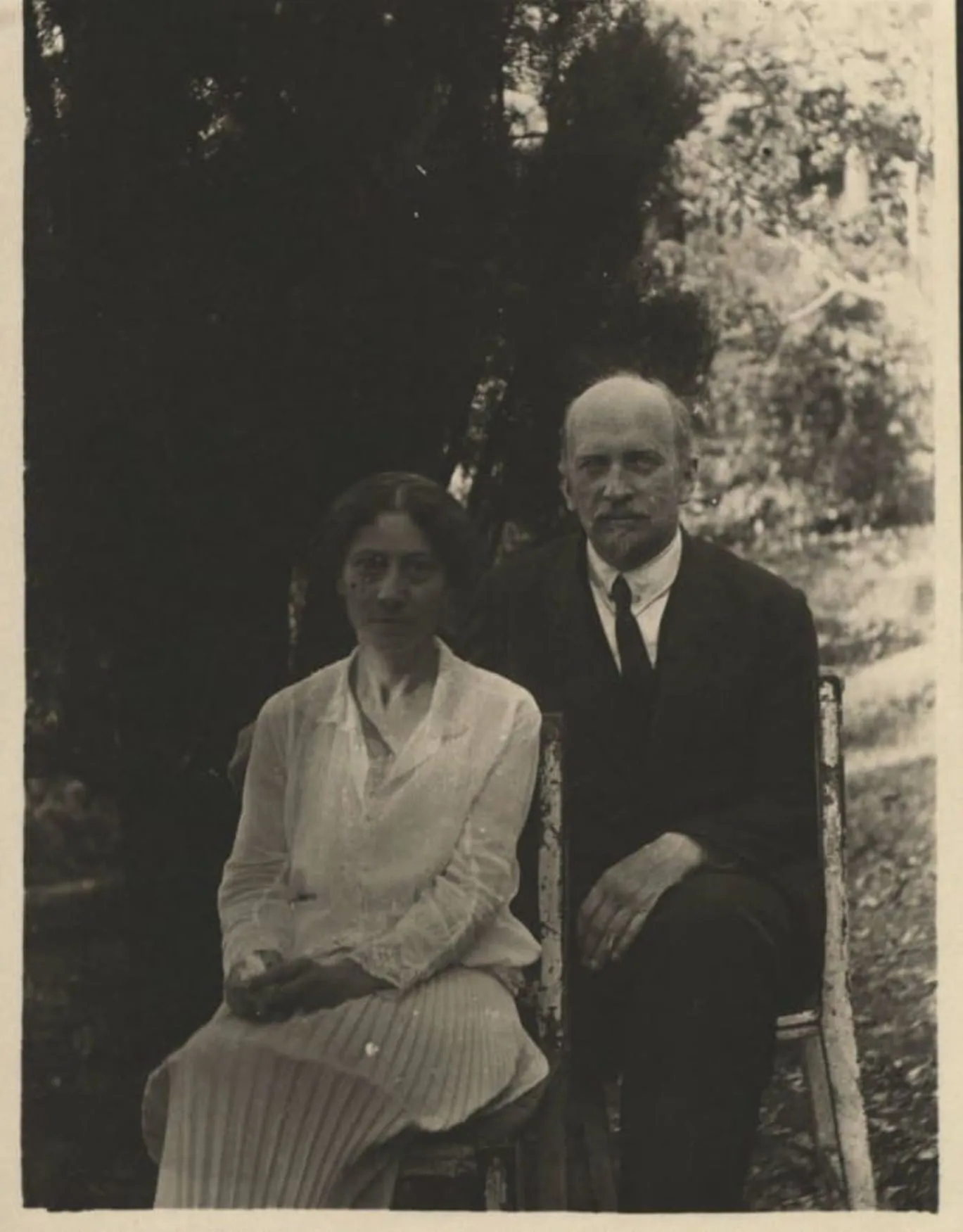 Иван Ильин с женой Натальей, 1927 год