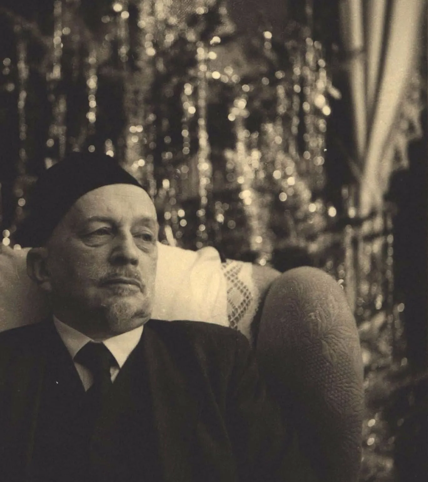 Иван Ильин в своем кабинете, 1950 год